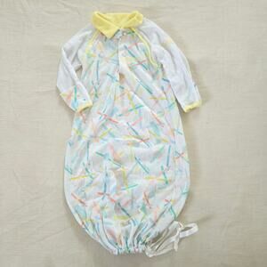 Vintage Dior Colorful Pastel Sleep Gown 0-3 months